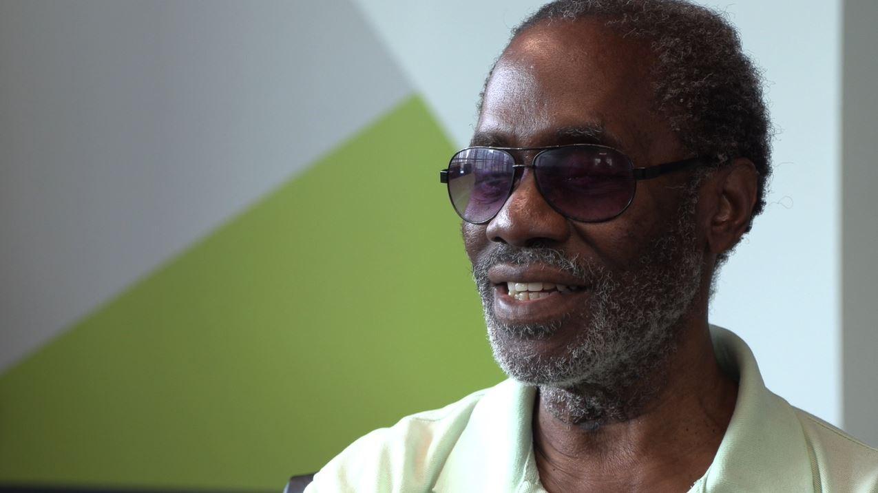 photo of Johnnie in interview